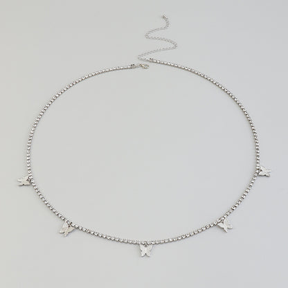 Fashion Sexy Butterfly Body Chain Belly Waist Chain for Women Summer Beach Trend Jewelry Accessories Belt Party Gift