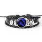 12 Zodiac Constellation Bracelet Luminous Braided Design Bracelet For Men Women Kids