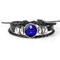 12 Zodiac Constellation Bracelet Luminous Braided Design Bracelet For Men Women Kids