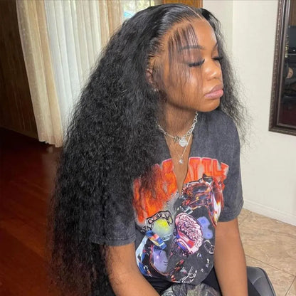 250% Loose Deep Wave 40 42 Inch 13x6 HD Swiss Lace Frontal Human Hair Wigs Brazilian PrePlucke Water Curly 13x4 Lace Front Wig