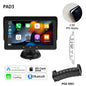 Grandnavi 7inch Car Radio Multimedia Video Player Wireless Carplay And Wireless Android Auto Portable Universal Touch Screen