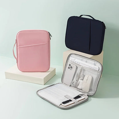 Waterproof Notebook Handle Bag Laptop Sleeve Case For Macbook Air 11 12 13 13.6 M4 M3 M2 iPad Pro 11 Tablet Bag Computer Handbag