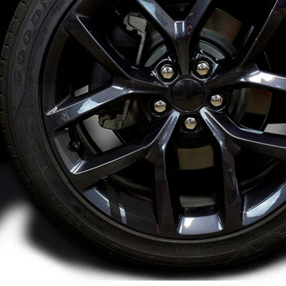 6Pcs Car Sticker Reflective Wheel Hub Decals Resistant Cover Exterior Accessory Car Decor Car Stickers for Dodge Chrysler Jeep