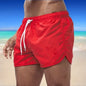 2025 New Summer Men's Swimwear Shorts Brand Beachwear Sexy Swim Trunks Men Swimsuit Low Waist Breathable Beach Wear Surf