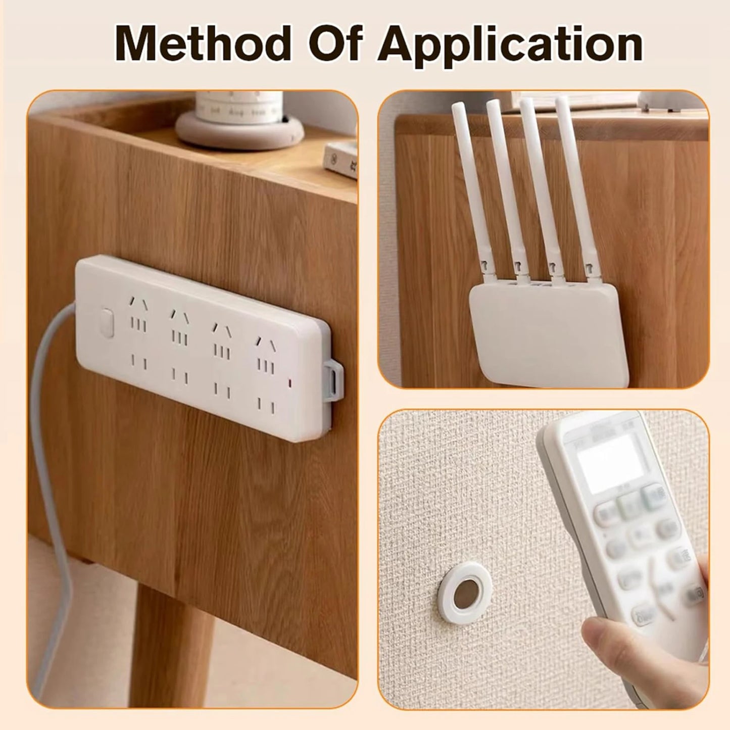 2/3/4/6/8/10/12pcs Strong Magnetic Hook Remote Control Anti-lost Hook Magnetic Wall Hanging Organizer Home Garden Accessories