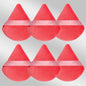 6 Pcs New Triangular Sponge Puffs with a Soft Skin Friendly and Delicate Makeup Feel Suitable for Home or Travel Use