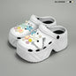 Women's Slippers 9CM High Platform Garden Fashion Clogs Shoes Women's Slippers Thick Bottom EVA Sandals Summer Girls Slippers