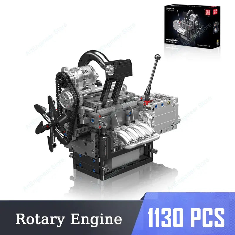 Mould King LSX454 V8 V12 W12 Engine Motorized Simulation Model Electrically Drive Building Blocks Technical Car Parts Toys Gift
