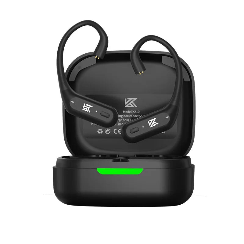 KZ-XZ10 Hybrid Driver Kz xz10Ear-Hook Earphones - Bluetooth 5.3 & Wired Combo with aptX for ZS10 Pro, ZSN Pro, D-FI