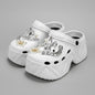 Women's Slippers 9CM High Platform Garden Fashion Clogs Shoes Women's Slippers Thick Bottom EVA Sandals Summer Girls Slippers