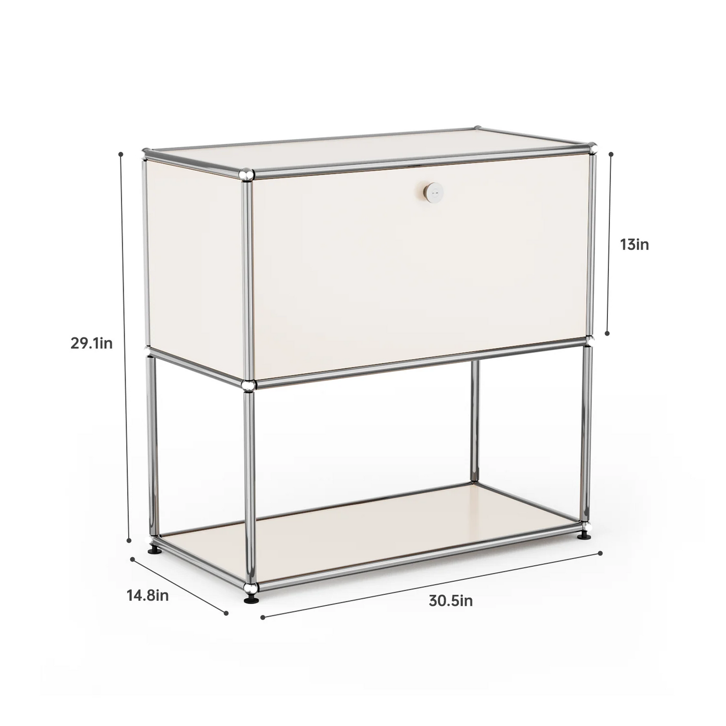 Modern Modular Metal Storage Cabinet Freestanding Sideboard Display Organizer For Living Room Bedroom Entryway Home Furniture