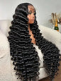 250% Loose Deep Wave 40 42 Inch 13x6 HD Swiss Lace Frontal Human Hair Wigs Brazilian PrePlucke Water Curly 13x4 Lace Front Wig
