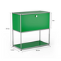Modern Modular Metal Storage Cabinet Freestanding Sideboard Display Organizer For Living Room Bedroom Entryway Home Furniture