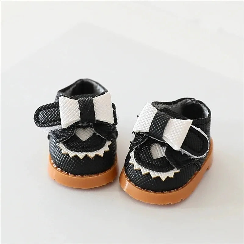 15 17cm For Labubu Doll Retro Denim Overalls Ropa Clothing Luxury Montaigne Skirt Dress Outfit Clothes Shoes Set Accessories