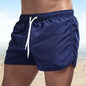 2025 New Summer Men's Swimwear Shorts Brand Beachwear Sexy Swim Trunks Men Swimsuit Low Waist Breathable Beach Wear Surf