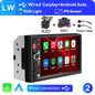 XIMA 2Din 7" IPS Universal Wireless CarPlay Android Auto Car Radio Stereo Multimedia Autoaudio FM Receiver Mirror Link Monitor