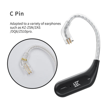 KZ AZ09 Wireless Upgrade Cable HD Bluetooth 5.4 Wire Ear Hook HIFI Headset Cable With Charging Case For KZ CCA Earphones