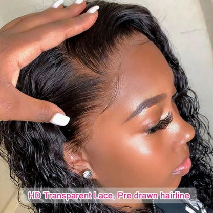 250% Loose Deep Wave 40 42 Inch 13x6 HD Swiss Lace Frontal Human Hair Wigs Brazilian PrePlucke Water Curly 13x4 Lace Front Wig