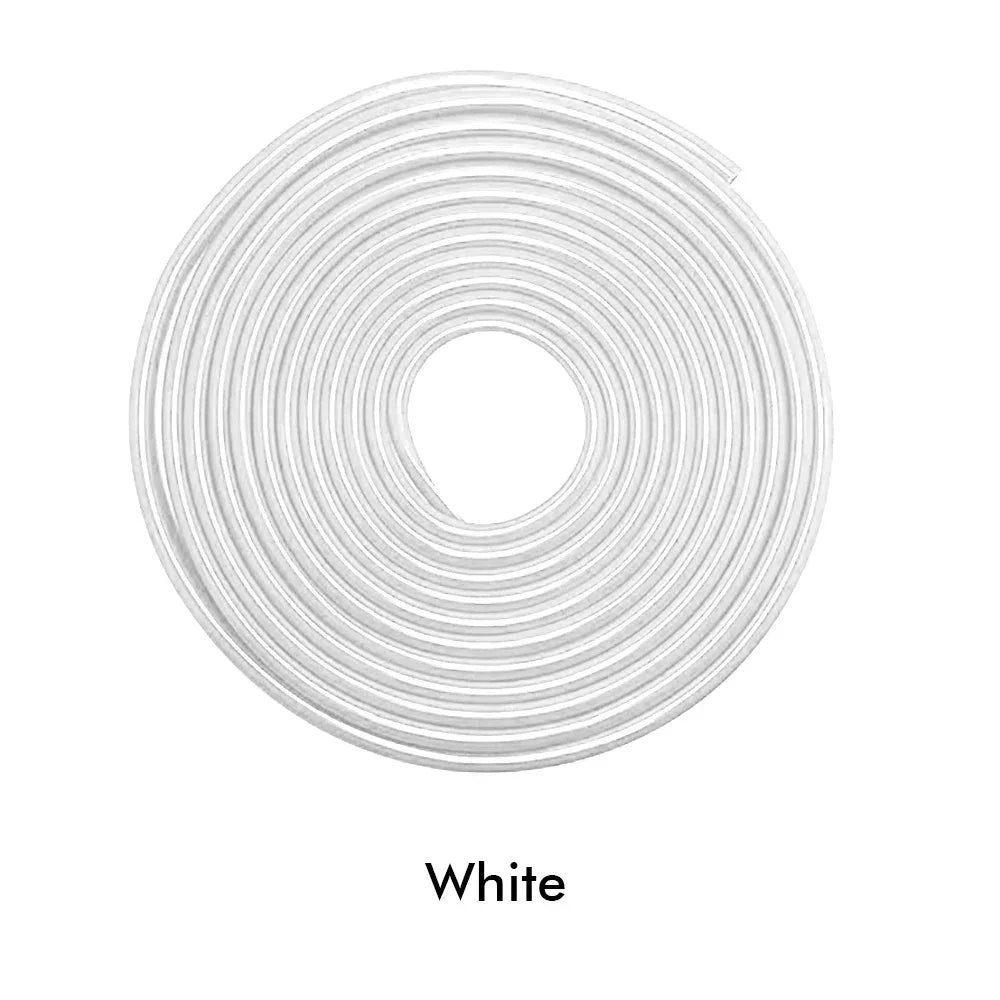 5M Car Door Protection Sealing Strip Edge Scratch Protector PVC Transparent Auto Anti-collision Door Strips for Car Accessories