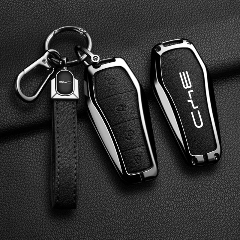 Car Accessories Key Case Holder Cover Chain For  BYD Atto 3 Han EV Dolphin Durable Second Song Pro Tang Dm QIn PLUS MAX Yuan