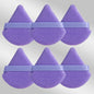 6 Pcs New Triangular Sponge Puffs with a Soft Skin Friendly and Delicate Makeup Feel Suitable for Home or Travel Use