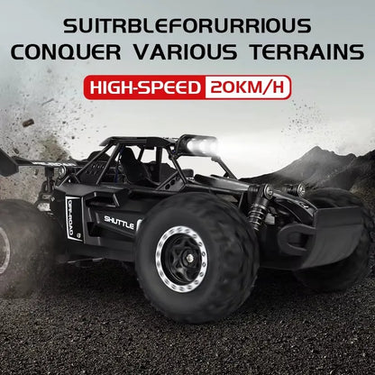 Oike RC Car 1:16 Model With LED Lights Radio Off-road Remote Control Climbing Vehicle Outdoor Cars Drift Race Toys Boys Gifts