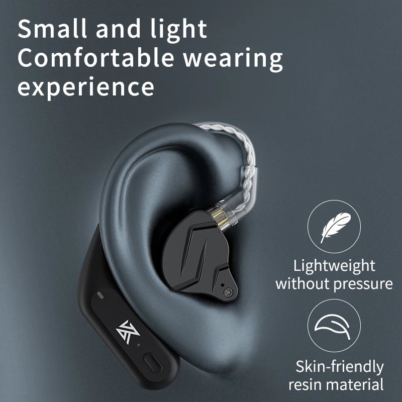 KZ AZ09 Wireless Upgrade Cable HD Bluetooth 5.4 Wire Ear Hook HIFI Headset Cable With Charging Case For KZ CCA Earphones