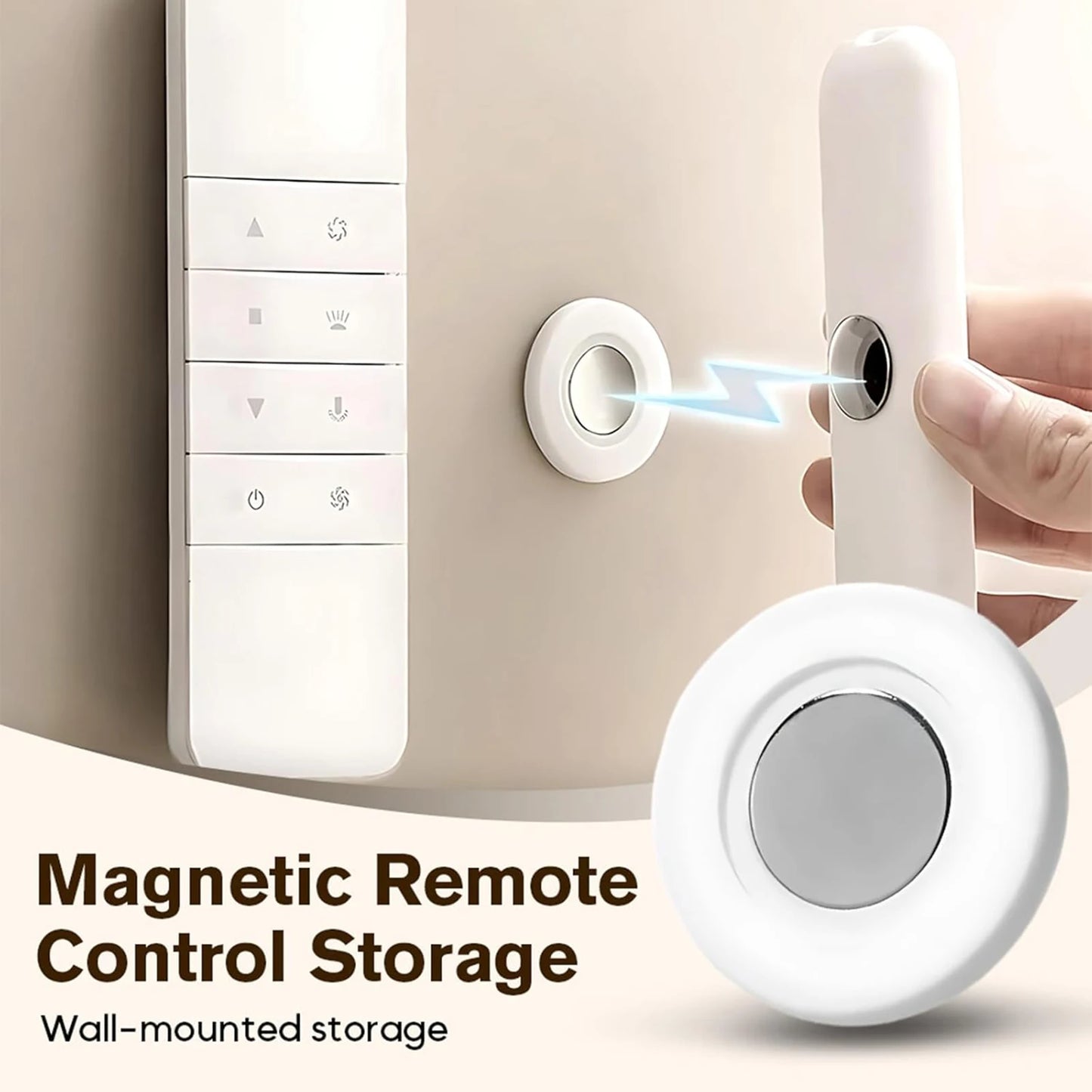 2/3/4/6/8/10/12pcs Strong Magnetic Hook Remote Control Anti-lost Hook Magnetic Wall Hanging Organizer Home Garden Accessories