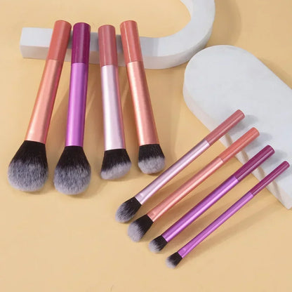 7/8pcs Makeup Brush Kit Soft Synthetic Hair Make Up Brushes Foundation Blush Eyeshadow Cosmetic Makeup Tools