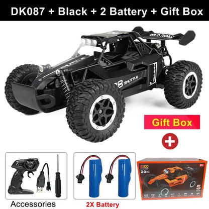 Oike RC Car 1:16 Model With LED Lights Radio Off-road Remote Control Climbing Vehicle Outdoor Cars Drift Race Toys Boys Gifts