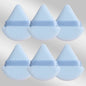 6 Pcs New Triangular Sponge Puffs with a Soft Skin Friendly and Delicate Makeup Feel Suitable for Home or Travel Use