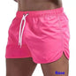 2025 New Summer Men's Swimwear Shorts Brand Beachwear Sexy Swim Trunks Men Swimsuit Low Waist Breathable Beach Wear Surf