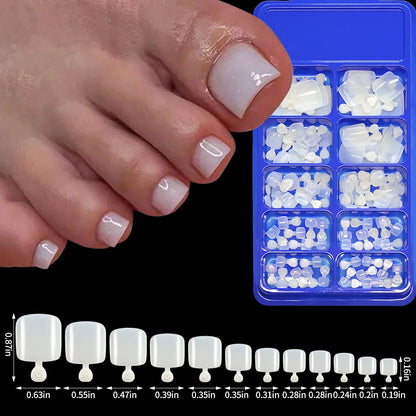 120/100Pcs Almond Fake Nails Extension Wearable Full Cover False Nail Solid Color Mid-length Stiletto/Square Press on Nails