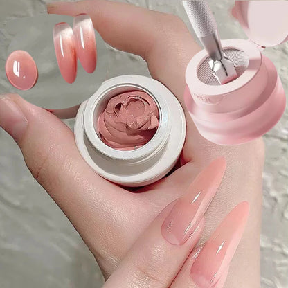 5ml Pink Nail Art Air Cushion Patting Glue Gradient Smudge Blusher UV LED Soak Off Nail Art Gel Autumn Winter Manicure Decoratio