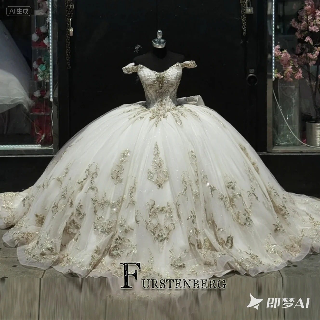 FURSTENBERG Baby Pink 15 Years Quinceneara Dress Bow Bead Cape Formal Party Dress 15 year old quinceanera dresses Customized