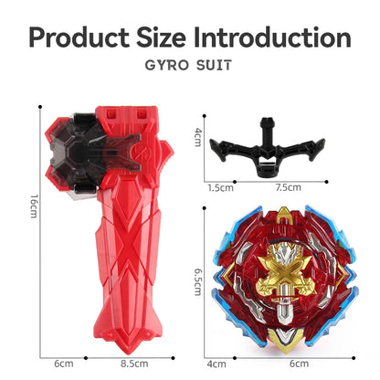 Bey Burst B-200 Xiphoid Xcalibur Gyro Metal Spinning Top with Sword LR Launcher New Year Gift