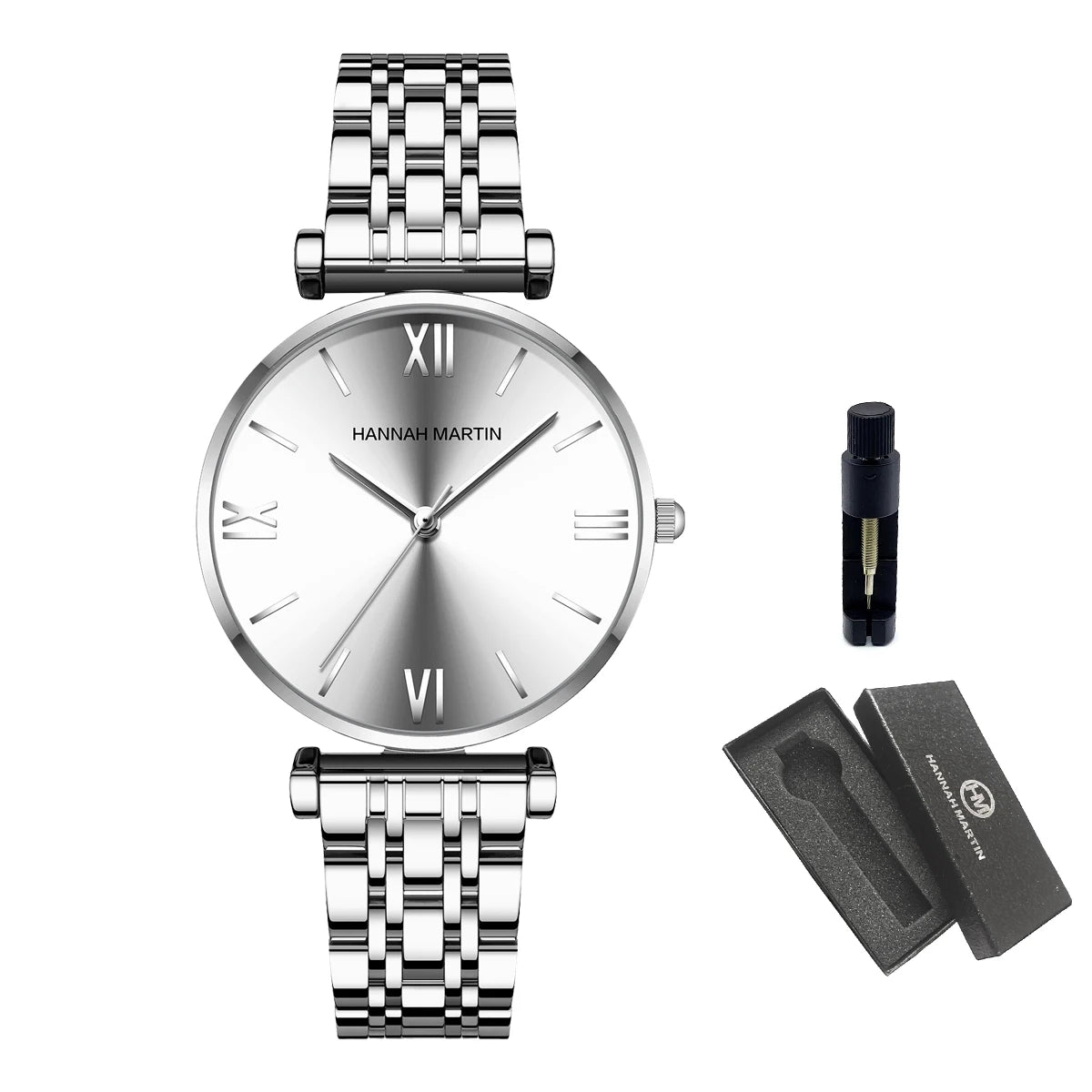 Women Fashion Casual Watches Green Malachite Dial Ladies Japanese Quartz Wristwatch Stainless Steel Strap Waterproof Watches