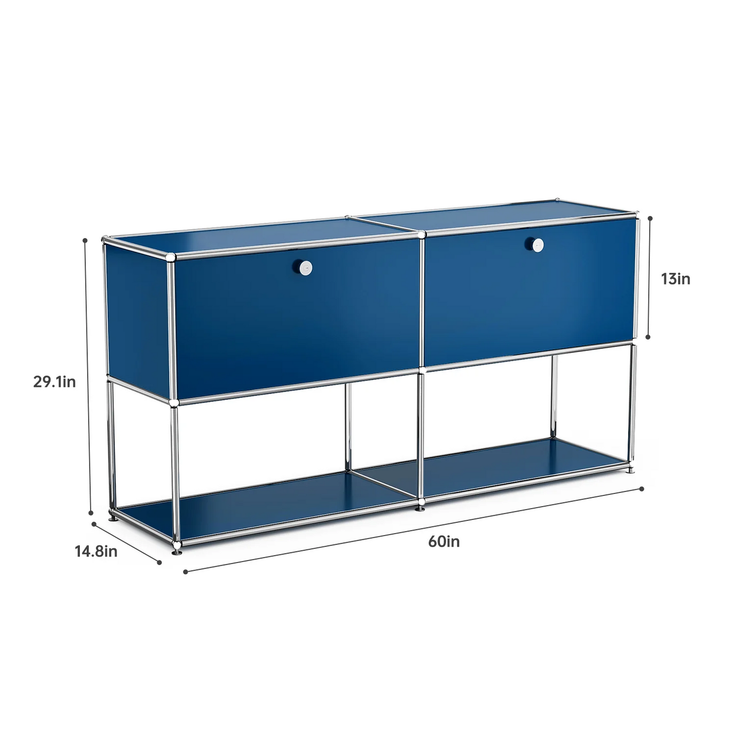 Modern Modular Metal Storage Cabinet Freestanding Sideboard Display Organizer For Living Room Bedroom Entryway Home Furniture