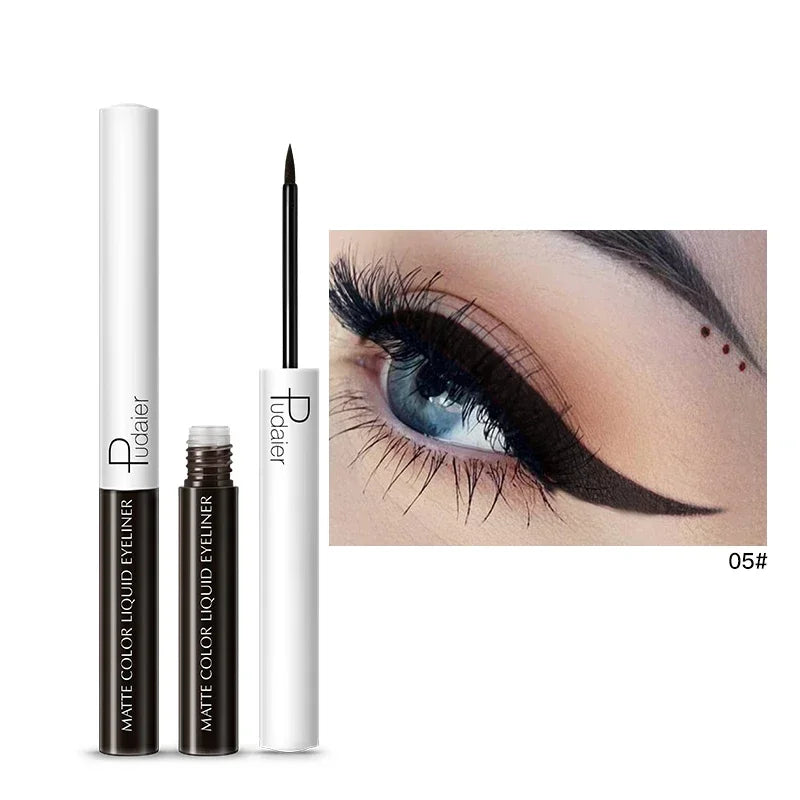 15 Color Long Lasting Liquid Eyeliner Makeup Waterproof  Fast Dry Liquid Eyeliner Matte Multicolor Eye Liner
