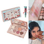Flower Knows Chocolate Wonder-Shop 8-Color Eyeshadow Palette Matte Shimmer Waterproof Highly Pigmented Long Lasting Makeup