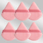 6 Pcs New Triangular Sponge Puffs with a Soft Skin Friendly and Delicate Makeup Feel Suitable for Home or Travel Use