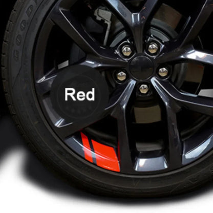 6Pcs Car Sticker Reflective Wheel Hub Decals Resistant Cover Exterior Accessory Car Decor Car Stickers for Dodge Chrysler Jeep