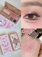 Flower Knows Chocolate Wonder-Shop 8-Color Eyeshadow Palette Matte Shimmer Waterproof Highly Pigmented Long Lasting Makeup