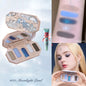 Flower Knows Chocolate Wonder-Shop 8-Color Eyeshadow Palette Matte Shimmer Waterproof Highly Pigmented Long Lasting Makeup
