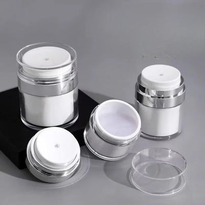 15/30/50ml Cosmetics Empty Airless Pump Jar Refillable Acrylic Cream Vacuum Bottle Portable Size Container of Makeup for Lotion