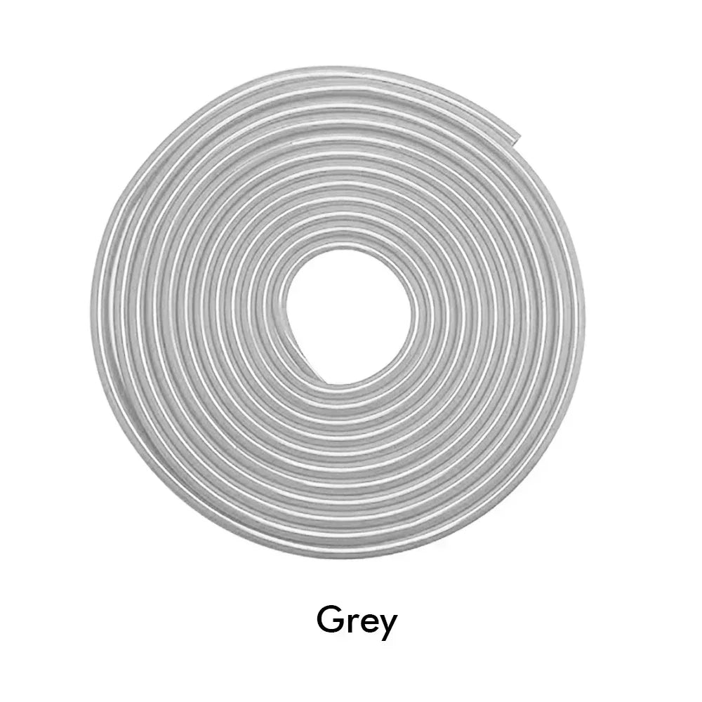 5M Car Door Protection Sealing Strip Edge Scratch Protector PVC Transparent Auto Anti-collision Door Strips for Car Accessories