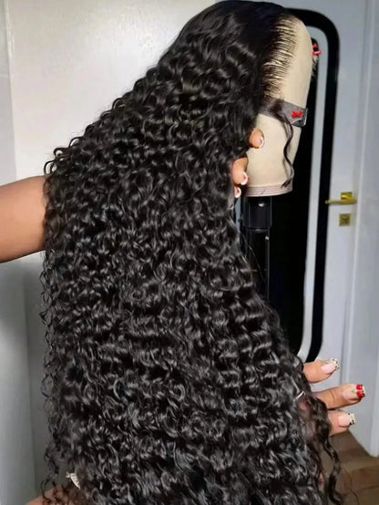 250% Loose Deep Wave 40 42 Inch 13x6 HD Swiss Lace Frontal Human Hair Wigs Brazilian PrePlucke Water Curly 13x4 Lace Front Wig