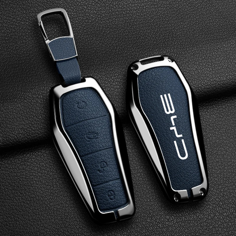 Car Accessories Key Case Holder Cover Chain For  BYD Atto 3 Han EV Dolphin Durable Second Song Pro Tang Dm QIn PLUS MAX Yuan