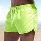2025 New Summer Men's Swimwear Shorts Brand Beachwear Sexy Swim Trunks Men Swimsuit Low Waist Breathable Beach Wear Surf