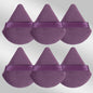 6 Pcs New Triangular Sponge Puffs with a Soft Skin Friendly and Delicate Makeup Feel Suitable for Home or Travel Use